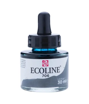 Talens Ecoline Sıvı Suluboya 30 ml. 706 Deep Grey
