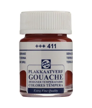 Talens Guaj Boya 411 Burnt Sienna