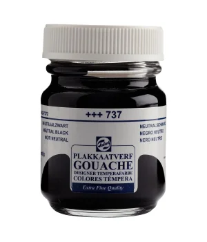 Talens Guaj Boya 50 ml. 737 Neutral Black