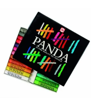 Talens Panda Yağlı Pastel Boya Seti 24 Renk
