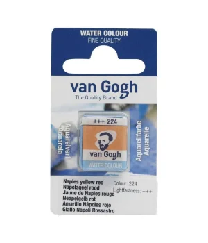 Talens Van Gogh 1/2 Tablet Sulu Boya 224 Naples Yellow Red