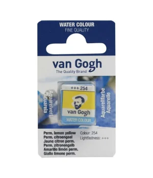 Talens Van Gogh 1/2 Tablet Sulu Boya 254 Permanent Lemon Yellow