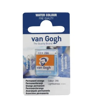 Talens Van Gogh 1/2 Tablet Sulu Boya 266 Permanent Orange