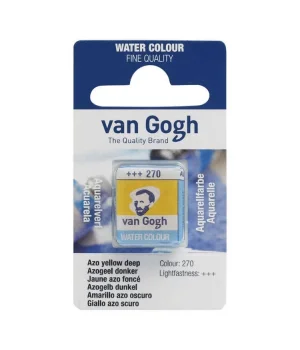 Talens Van Gogh 1/2 Tablet Sulu Boya 270 Azo Yellow Deep