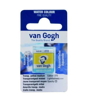 Talens Van Gogh 1/2 Tablet Sulu Boya 272 Transparent Yellow Medium