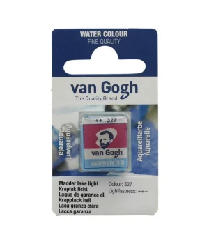 Talens Van Gogh 1/2 Tablet Sulu Boya 327 Madder Lake Light