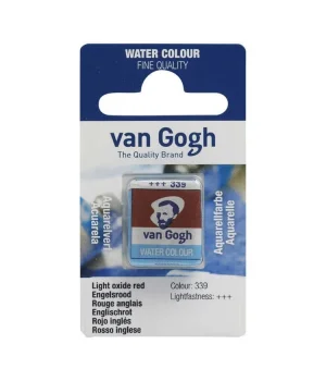 Talens Van Gogh 1/2 Tablet Sulu Boya 339 Light Oxide Red