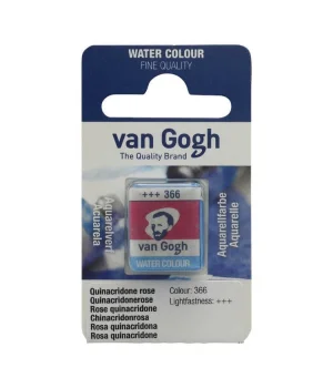 Talens Van Gogh 1/2 Tablet Sulu Boya 366 Quinacridone Rose