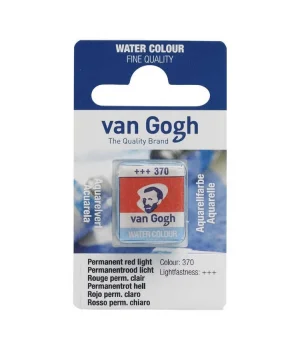 Talens Van Gogh 1/2 Tablet Sulu Boya 370 Permanent Red Light