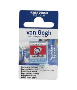 Talens Van Gogh 1/2 Tablet Sulu Boya 371 Permanent Red Deep
