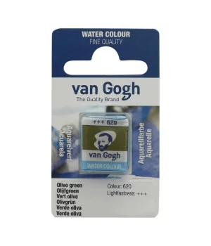 Talens Van Gogh 1/2 Tablet Sulu Boya 620 Olive Green