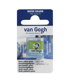Talens Van Gogh 1/2 Tablet Sulu Boya 633 Permanent Yellow Green