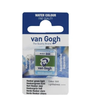 Talens Van Gogh 1/2 Tablet Sulu Boya 644 Hooker Green Light