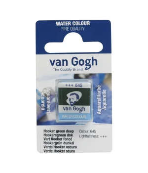 Talens Van Gogh 1/2 Tablet Sulu Boya 645 Hooker Green Deep