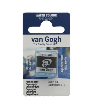 Talens Van Gogh 1/2 Tablet Sulu Boya 708 Paynes Grey