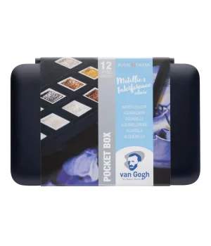Talens Van Gogh Tablet Sulu Boya Seti 12 Renk Metallic & Interference Renkler