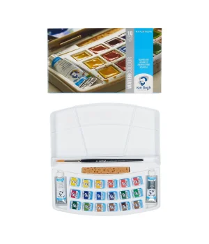Talens Van Gogh Tablet Sulu Boya Seti 18 Renk + 2 Renk 10 ml. Tüp