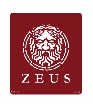 Tanrı Zeus Geçici Dövme Şablonu