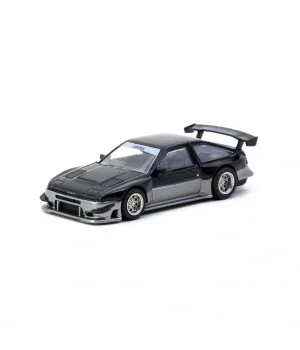 Tarmac Works 1/64 Toyota Sprinter Trueno AE86 Widebody Black/Grey - Designed by Jon Sibal - Malaysia Special Edition