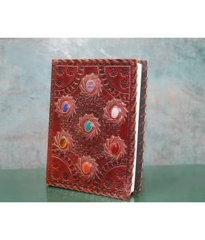 Taşlı Deri Defter Ksk3150