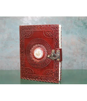 Taşlı Deri Defter Ksk3154