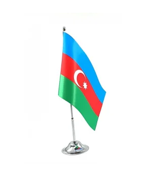 Tekli Azerbaycan Masa Bayrağı
