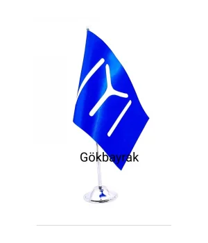 Tekli Kayıboyu Masa Bayrağı