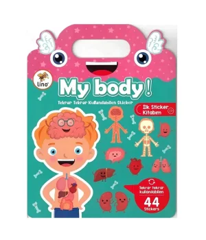 Tekrar Tekrar Kullanılabilen İlk Sticker Kitabım My Body