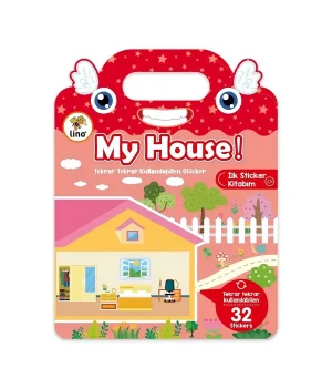 Tekrar Tekrar Kullanılabilen İlk Sticker Kitabım My House