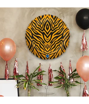 Tiger Striped Grabo Folyo Balon 18