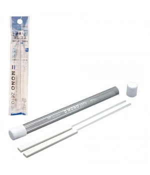 Tombow Mono Zero 2.5 x 5 mm. Yassı Uçlu Kalem Silgi Yedeği 2li Paket