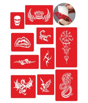 Toptan Dövme Deseni 100 Adet