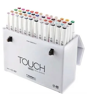 Touch Twin Brush Marker Fırça Uçlu Marker Seti 48 Renk