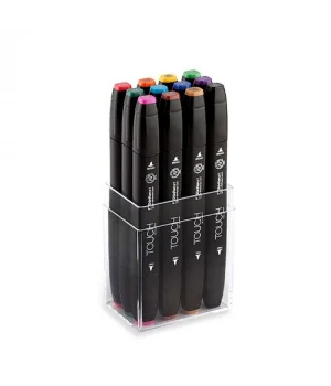 Touch Twin Marker Seti 12 Renk ANA RENKLER
