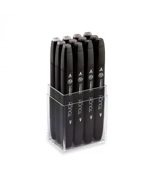 Touch Twin Marker Seti 12 Renk SICAK GRİLER