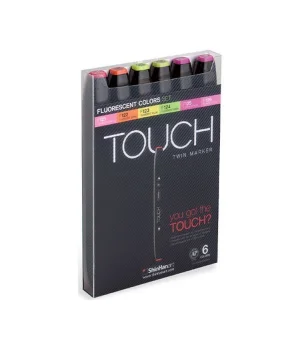 Touch Twin Marker Seti 6 Renk FLORASAN RENKLER