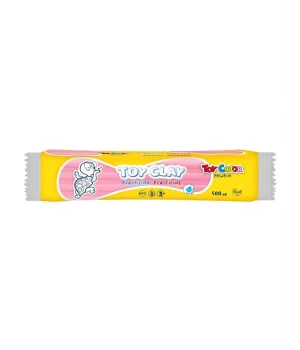 Toy Color Plastilin Kurumayan Modelleme Hamuru 500 gr. Pembe