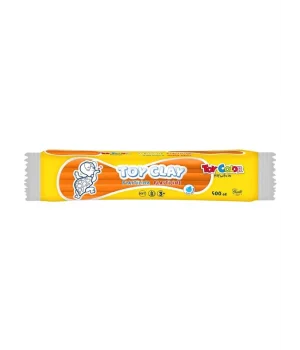 Toy Color Plastilin Kurumayan Modelleme Hamuru 500 gr. Turuncu