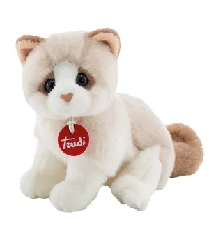 Trudi Kitty Peluş Beyaz Bej Kedi 20 cm