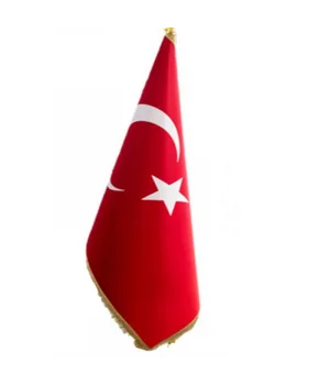 Türk Makam Bayrağı (Simli)