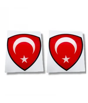 Üçgen Damla Bayrak Etiketi 2li