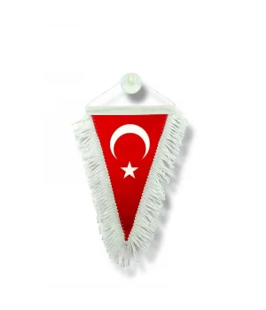 Üçgen Türk Bayrağı 11x18 cm