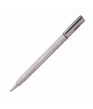 Uni Pin Brush Pen Fırça Uçlu Çizim Kalemi Açık Gri