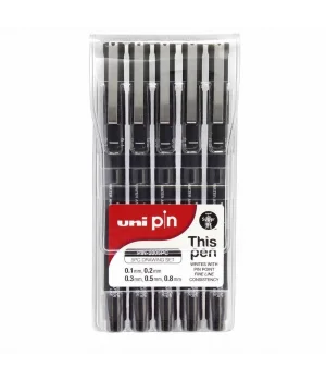 Uni Pin Teknik Çizim Kalemi Seti 5li