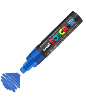 Uni Posca PC-17K Boyama Markörü 15 mm Kesik Uç MAVİ