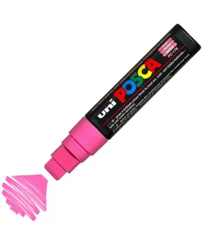 Uni Posca PC-17K Boyama Markörü 15 mm Kesik Uç PEMBE