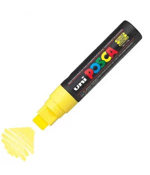 Uni Posca PC-17K Boyama Markörü 15 mm. Kesik Uç SARI
