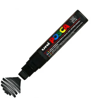 Uni Posca PC-17K Boyama Markörü 15 mm. Kesik Uç SİYAH