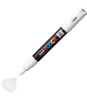 Uni Posca PC-1M Boyama Markörü 0.7 mm. BEYAZ
