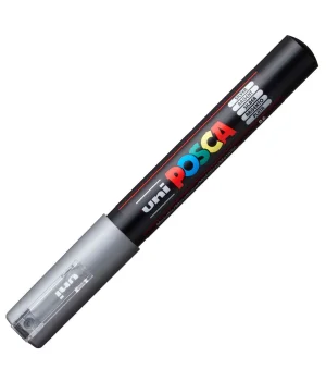 Uni Posca PC-1M Boyama Markörü 0.7 mm. METALİK GÜMÜŞ